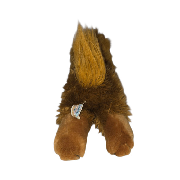 Animal Alley Plush Brown Dog Stuffed Animal with Fluffy Tail 13 in Pomeranian - Picture 4 of 9